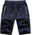 Фото #1 товара Tansozer Men’s Sports Shorts, Short Trousers with Zip Pockets