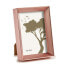 Photo frame 12 x 3,3 x 17,3 cm Pink Copper Plastic Glass (6 Units)