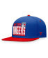 ფოტო #4 პროდუქტის Men's Blue, Red New York Rangers Heritage Retro Two-Tone Snapback Hat