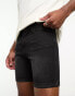 Фото #2 товара DTT skinny fit denim shorts in washed black