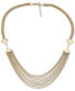 Фото #1 товара Italian Gold multi-Row Statement Necklace in 14k Gold, 17" + 1" extender