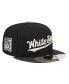 Фото #1 товара Men's Black Chicago White Sox Metallic Camo 59FIFTY Fitted Hat