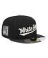 ფოტო #1 პროდუქტის Men's Black Chicago White Sox Metallic Camo 59FIFTY Fitted Hat