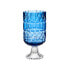 Vase Engraving Blue Crystal 13 x 26,5 x 13 cm (6 Units)
