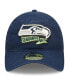 Фото #4 товара Big Boys College Navy Seattle Seahawks 2022 Sideline Adjustable 9TWENTY Hat