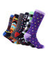 Men's Bold Designer Dress Socks 6 Pack