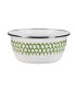 Scallop Enamelware Salad Bowls, Set of 4