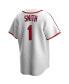 Фото #4 товара Men's Ozzie Smith White St. Louis Cardinals Home Cooperstown Collection Player Jersey