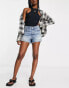 Madewell relaxed denim shorts in mid wash