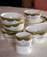 Geo 4 Piece Salad Plates Set, Service for 4