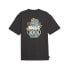 Фото #2 товара Puma Downtown Graphic Crew Neck Short Sleeve T-Shirt Mens Black Casual Tops 6212