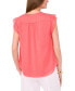 Women's Embellished V-Neck Cap Sleeve Top