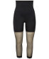 Women's Super High Power Tummy Control Footless Capri, also available in extended sizes