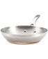 Фото #2 товара Nouvelle Copper Stainless Steel 12" French Skillet & Lid