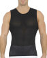 ფოტო #1 პროდუქტის Men's Power Mesh Compression Sleeveless Crewneck Shirt