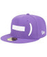 ფოტო #1 პროდუქტის Men's Purple Winston-Salem Dash Theme Nights Hyphen 59FIFTY Fitted Hat