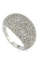 Фото #1 товара Suzy Levian Sterling Silver Cubic Zirconia Pave Interlace Ring