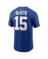 ფოტო #3 პროდუქტის Men's Tommy DeVito Royal New York Giants Name and Number T-shirt