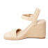 BEACH by Matisse Getty Espadrille Wedge Womens Beige Casual Sandals GETTY-893