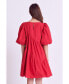 ფოტო #3 პროდუქტის Women's Asymmetric Poplin Tiered Dress