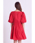 Women's Asymmetric Poplin Tiered Dress