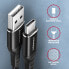 AXAGON BUCM-AM10AB - 1 m - USB A - USB C - USB 2.0 - 480 Mbit/s - Black