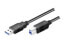 Фото #2 товара M-CAB USB A - USB B 3 m - 3 m - USB A - USB B - USB 3.2 Gen 1 (3.1 Gen 1) - Male/Male - Black