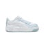 Фото #1 товара Puma Carina Street Perforated Lace Up Toddler Girls Blue, White Sneakers Casual