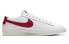 Nike Blazer Low Leather 复古休闲 低帮 板鞋 男女同款 白红 / Кроссовки Nike Blazer Low Leather CI6377-102