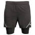 Diadora Double Layer Bermuda 2In1 Logo Running Shorts Mens Size M Casual Athlet