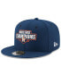 ფოტო #1 პროდუქტის Men's Navy Houston Astros 2022 World Series Champions Statement 9FIFTY Snapback Hat