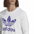 Фото #5 товара Футболка с длинным рукавом мужская Adidas Originals Camo STR Белый