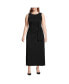 ფოტო #1 პროდუქტის Plus Size Sleeveless Tie Waist Maxi Dress
