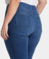 Фото #5 товара Plus Size Bailey Relaxed Straight Ankle Pull-On Jeans