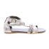 Фото #1 товара Roan by Bed Stu Posey F990005 Womens Beige Leather Strap Sandals Shoes