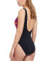 Фото #2 товара Profile By Gottex Palm Springs V-Neck One-Piece Women's