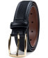 Фото #2 товара Men's Faux Leather Pebble Grain Stretch Belt, Created for Macy's