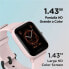 Фото #3 товара Умные часы Amazfit Bip U Pro 1,43" GPS Bluetooth Чёрный Розовый 1,43"