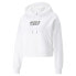 Puma Santa Cruz X Graphic Cropped Pullover Hoodie Womens Size M Casual Outerwea