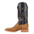 R. Watson Boots Hornback Caiman Tail Embroidered Croc Square Toe Cowboy Mens Si