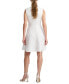 Фото #5 товара Women's Textured V-Neck 3/4-Sleeve Dress