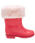 Фото #6 товара Toddler Faux Fur-Lined Rain Boots 4
