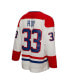 Men's Patrick Roy White Montreal Canadiens 1992 Blue Line Player Jersey