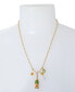 ფოტო #2 პროდუქტის Faux Stone Champs Charm Pendant Necklace