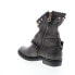 A.S.98 Vianne 250202-102 Womens Gray Leather Hook & Loop Casual Dress Boots