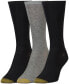 Women's 3-Pack Wellness Non-Binding Flat Knit Crew Socks