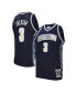 Men's Allen Iverson Navy Georgetown Hoyas 1995-96 Authentic Jersey