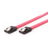 Фото #1 товара Gembird SATA III кабель 0.5 метра, Черный/Красный