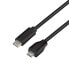 Фото #2 товара LogiLink USB 2.0 Kabel C/m zu Micro-USB/m 1.00m schwarz - Cable - Digital