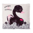 Фото #1 товара Детский товар для сна NICI Cushion Love Swan Black Approx. 30X30 cm Green